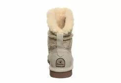 Bearpaw Womens Virginia Fur Boot - White -Shoes Shop US 01 300825 04