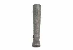 Journee Collection Womens Spokane Extra Wide Calf Tall Boot - Dark Grey -Shoes Shop US 01 300946 02