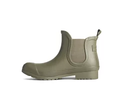 Sperry Womens Walker Chelsea Rain Boot - Olive -Shoes Shop US 01 301725 02