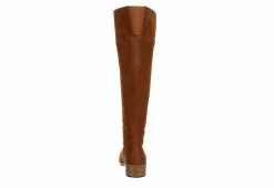 EVA & ZOE Eva & Zoe Womens Bria Wide Calf Tall Boot - Cognac -Shoes Shop US 01 301948 04