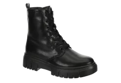 Limelight Womens Rudy Combat Boot - Black