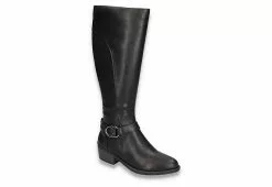 Easy Street Womens Luella Casual Tall Boot - Black