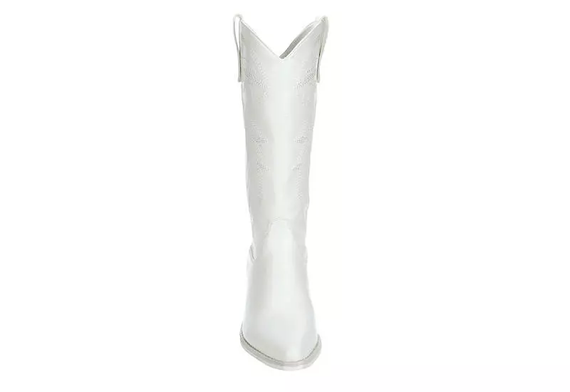 Madden Girl Womens Redford Western Boot - White 5 Madden Girl Womens Redford Western Boot - White - Image 3