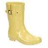 London Fog Womens Piccadilly Rain Boot - Yellow
