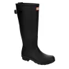 Hunter Boots Llc Womens Original Back Adj Gloss Rain Boot - Black -Shoes Shop US 01 302431 00