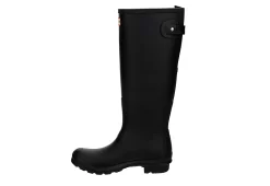 Hunter Boots Llc Womens Original Back Adj Gloss Rain Boot - Black -Shoes Shop US 01 302431 03
