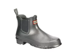 Hunter Boots Llc Womens Original Chelsea Cosmic Rain Boot - Silver