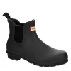 Hunter Boots Llc Womens Original Chelsea Rain Boot - Black -Shoes Shop US 01 302437 00 1