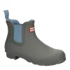 Hunter Boots Llc Womens Original Chelsea Rain Boot - Grey -Shoes Shop US 01 302440 00