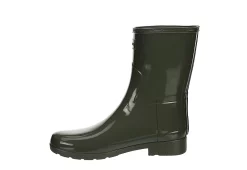 Hunter Boots Llc Womens Original Refined Short Gloss Rain Boot - Grey -Shoes Shop US 01 302445 03