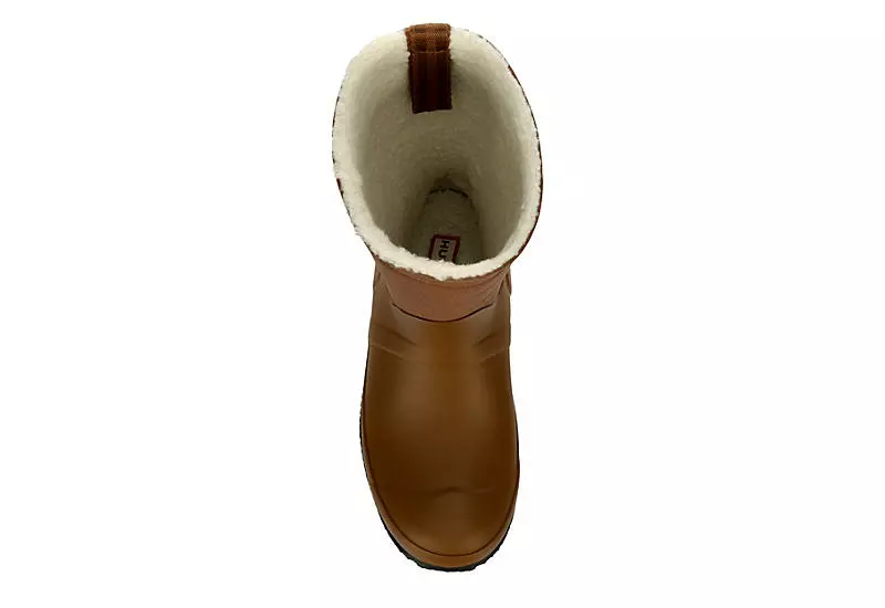 Hunter Boots Llc Womens Original Roll Top Sherpa Rain Boot - Tan 8 Hunter Boots Llc Womens Original Roll Top Sherpa Rain Boot - Tan - Image 6