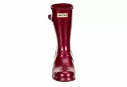 Hunter Boots Llc Womens Original Short Nebula Rain Boot - Burgundy -Shoes Shop US 01 302449 02