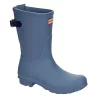 Hunter Boots Llc Womens Original Back Adj Rain Boot - Blue -Shoes Shop US 01 302450 00