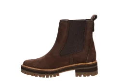 Timberland Womens Courmayeur Valley Chelsea Boot - Dark Brown -Shoes Shop US 01 302534 03