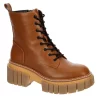 Madden Girl Womens Philly Lace Up Boot - Cognac -Shoes Shop US 01 302638 00