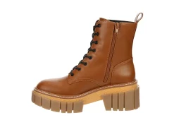 Madden Girl Womens Philly Lace Up Boot - Cognac -Shoes Shop US 01 302638 03
