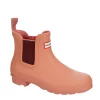 Hunter Boots Llc Womens Original Chelsea Rain Boot - Pink -Shoes Shop US 01 302663 00