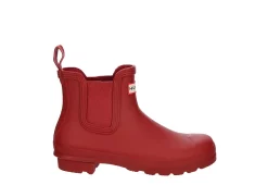 Hunter Boots Llc Womens Original Chelsea Rain Boot - Red -Shoes Shop US 01 302666 01