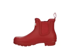 Hunter Boots Llc Womens Original Chelsea Rain Boot - Red -Shoes Shop US 01 302666 03