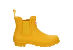Hunter Boots Llc Womens Original Chelsea Rain Boot - Yellow -Shoes Shop US 01 302667 01