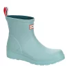 Hunter Boots Llc Womens Play Short Rain Boot - Light Blue -Shoes Shop US 01 302670 00
