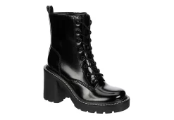 Madden Girl Womens Lion Lace-up Boot - Black