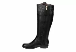 Tommy Hilfiger Womens Semira Tall Boot - Black -Shoes Shop US 01 302691 03