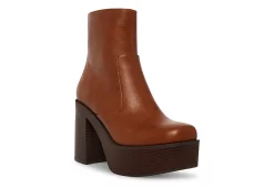 Madden Girl Womens Grace Dress Boot - Cognac