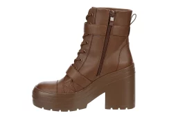 Limelight Womens Jazzie Lace Up Boot - Cognac -Shoes Shop US 01 302724 03