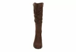 Xappeal Womens Cheyenne Wide Calf Tall Boot - Brown -Shoes Shop US 01 302740 02