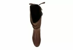 Xappeal Womens Cheyenne Wide Calf Tall Boot - Brown -Shoes Shop US 01 302740 05