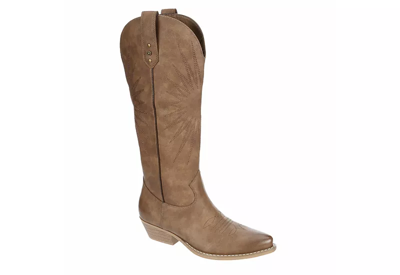 Michael By Michael Shannon Womens Taylor Western Boot - Taupe 3 Michael By Michael Shannon Womens Taylor Western Boot - Taupe