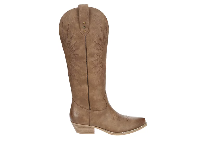 Michael By Michael Shannon Womens Taylor Western Boot - Taupe 4 Michael By Michael Shannon Womens Taylor Western Boot - Taupe - Image 2