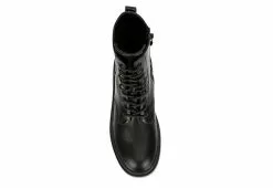 Limelight Womens Erin Combat Boot - Black -Shoes Shop US 01 302755 05