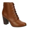 Xappeal Womens Karen Lace-up Boot - Cognac -Shoes Shop US 01 302788 00