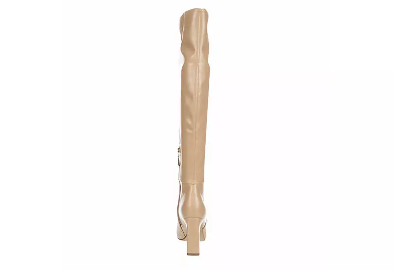 Michael By Michael Shannon Womens Camille Wide Calf Over The Knee Boot - Latte 7 Michael By Michael Shannon Womens Camille Wide Calf Over The Knee Boot - Latte - Image 5