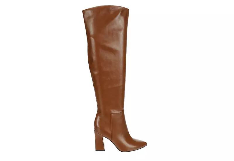 Michael By Michael Shannon Womens Camille Wide Calf Over The Knee Boot - Mocha 4 Michael By Michael Shannon Womens Camille Wide Calf Over The Knee Boot - Mocha - Image 2