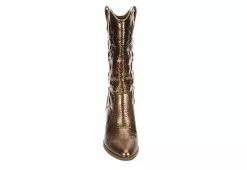 Michael By Michael Shannon Womens Faith Western Boot - Bronze 11 Michael By Michael Shannon Womens Faith Western Boot - Bronze -Shoes Shop US 01 302798 02
