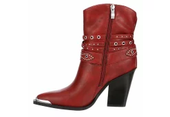 Michael By Michael Shannon Womens Dottie Western Boot - Red -Shoes Shop US 01 302819 03