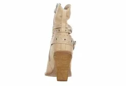 Michael By Michael Shannon Womens Dottie Western Boot - Beige -Shoes Shop US 01 302820 04