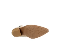 Michael By Michael Shannon Womens Dottie Western Boot - Beige -Shoes Shop US 01 302820 06