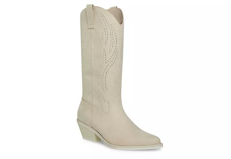 Madden Girl Womens Ryder Western Boot - Ivory 3 Madden Girl Womens Ryder Western Boot - Ivory