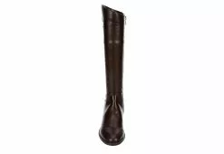 Michael By Michael Shannon Womens Brielle Wide Calf Tall Riding Boot - Dark Brown -Shoes Shop US 01 302837 02