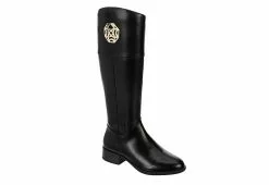 Michael By Michael Shannon Womens Brielle Wide Calf Tall Riding Boot - Black