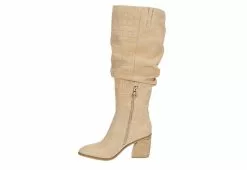 Michael By Michael Shannon Womens Millie Wide Calf Tall Boot - Tan -Shoes Shop US 01 302843 03
