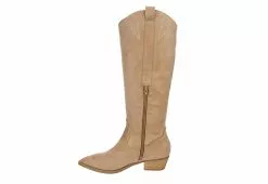 Dv By Dolce Vita Womens Kitschy Western Boot - Beige -Shoes Shop US 01 302853 03