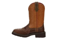Justin Womens Starlina Western Boot - Brown -Shoes Shop US 01 302863 03