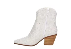Betsey Johnson Womens Diva Western Boot - White -Shoes Shop US 01 302881 03