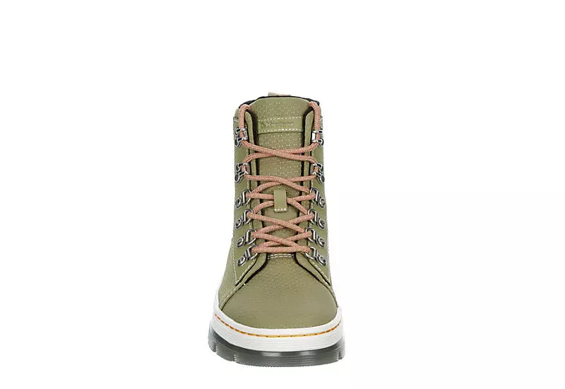 Dr. Martens Dr.martens Womens Combs Nylon Combat Boot - Olive 5 Dr. Martens Dr.martens Womens Combs Nylon Combat Boot - Olive - Image 3