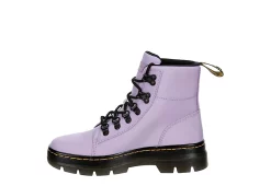 Dr. Martens Dr.martens Womens Combs Nylon Combat Boot - Lilac -Shoes Shop US 01 302907 03